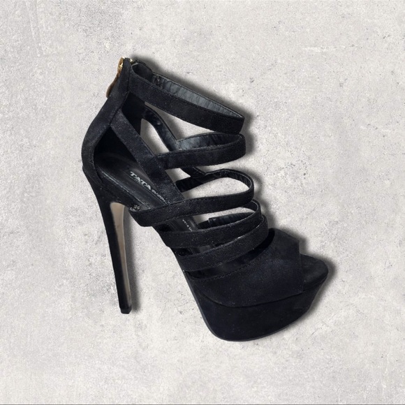 TATA Italian Women’s Black Platform - Picture 9 of 11